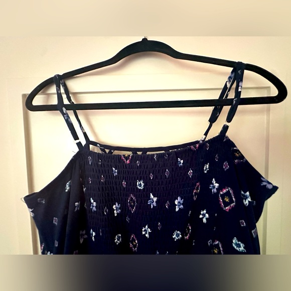 No Boundaries spaghetti strap romper w/long sleek material to the floor- XXL - Picture 9 of 12